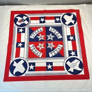 Texas Flag Red and Blue Bandana Scarf